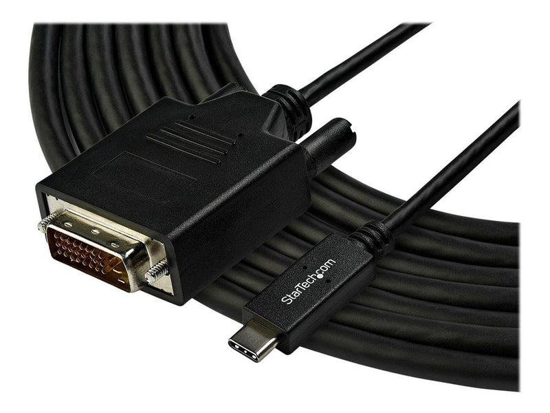 StarTech.com 3 m (10 ft.) USB-C to DVI Cable - 1920 x 1200 - Black - external video adapter