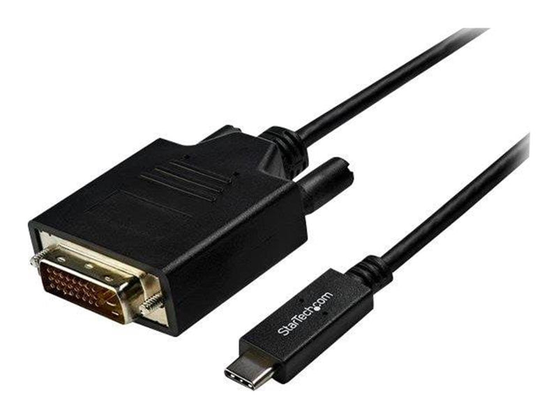 StarTech.com 3 m (10 ft.) USB-C to DVI Cable - 1920 x 1200 - Black - external video adapter
