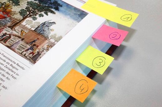 inFO Brillantmix Haftmarker farbsortiert 5 x 100 Streifen