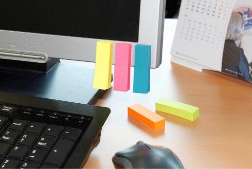 inFO Brillantmix Haftmarker farbsortiert 5 x 100 Streifen