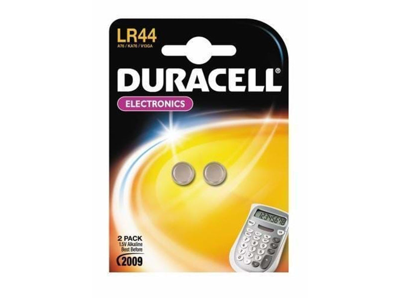 DURACELL LR44 Knopfzelle Batterie 2PK