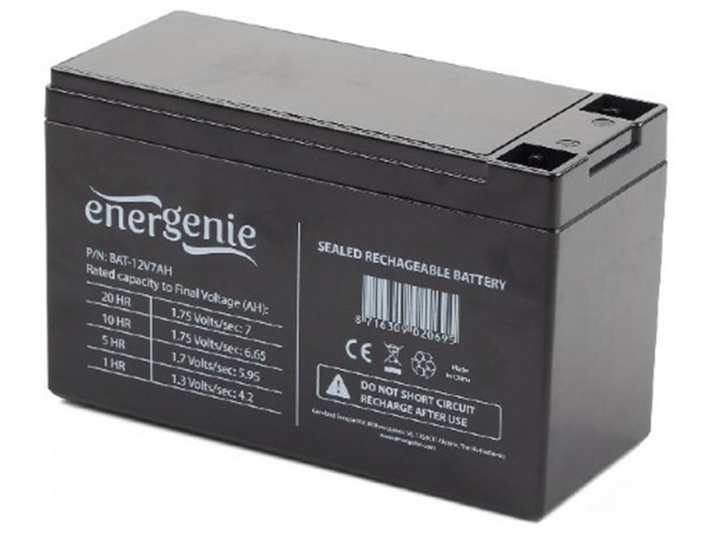 Gembird BAT-12V7AH - Battery 12V 7AH