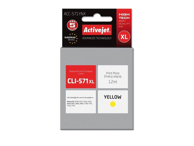 ActiveJet Supreme - Tintenpatrone Farbstoffbasiertes Gelb