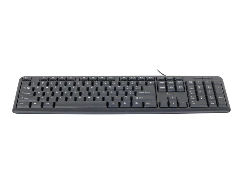 Gembird KB-U-103 - keyboard - US - black - Tastaturen - Englisch - US - Schwarz