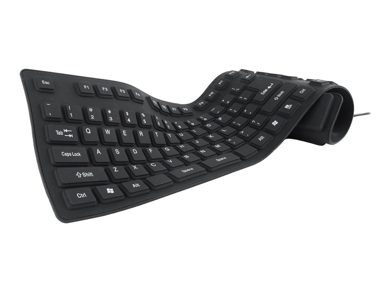 Gembird KB-109F-B - keyboard - US - black - Tastaturen - Englisch - US - Schwarz
