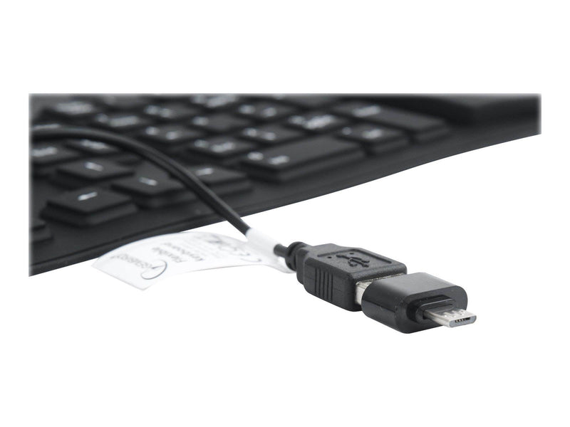 Gembird KB-109F-B - keyboard - US - black - Tastaturen - Englisch - US - Schwarz