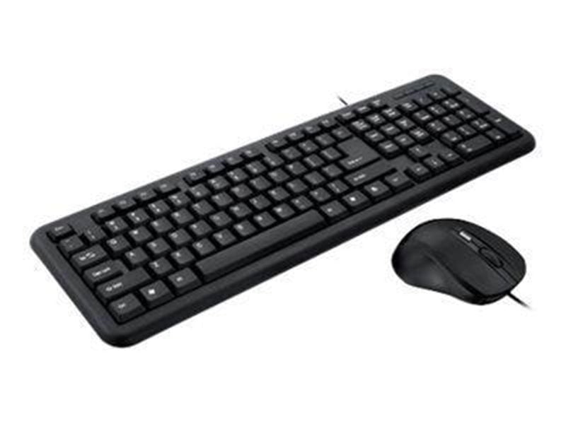 iBOX OFFICE KIT II - keyboard and mouse set - black - Tastatur & Maus Set - Schwarz