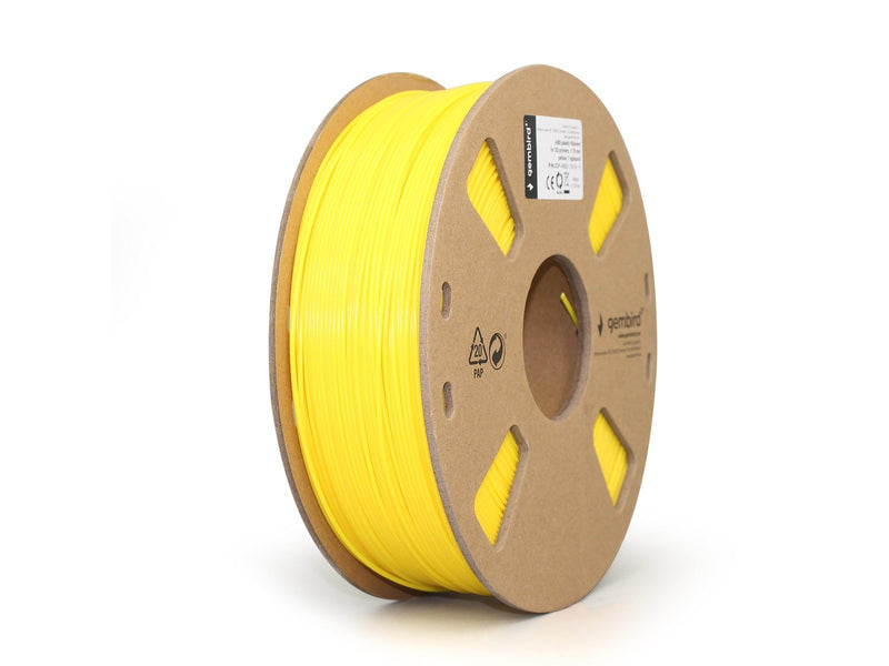 Gembird ABS filament - Yellow - 1.75mm ø - 1 kg
