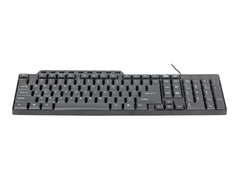 Gembird KB-UM-104 - keyboard - US - black - Tastaturen - Englisch - US - Schwarz