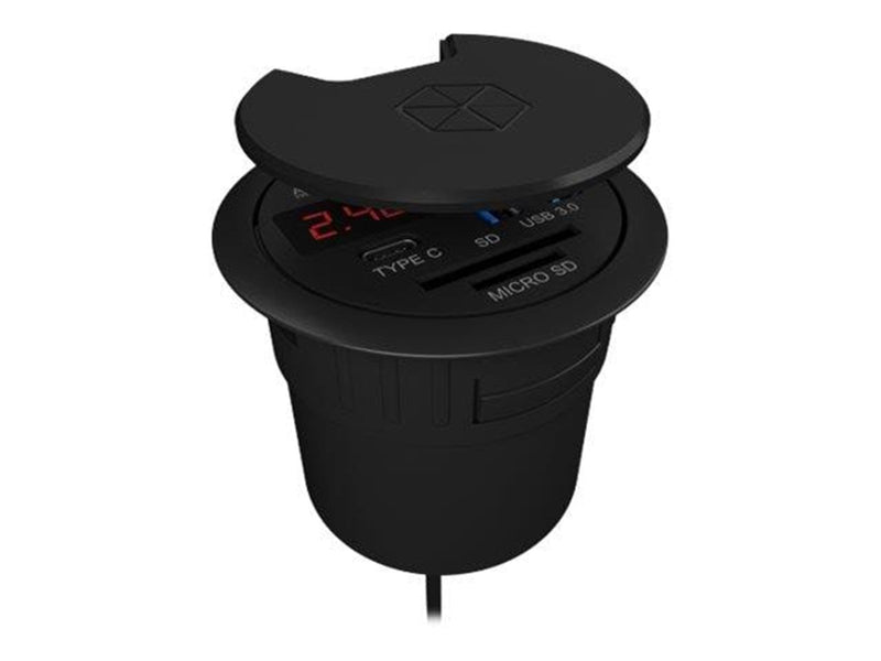 RaidSonic ICY BOX USB-Hubs - 3 - Schwarz