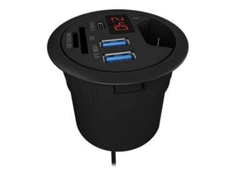 RaidSonic ICY BOX USB-Hubs - 3 - Schwarz