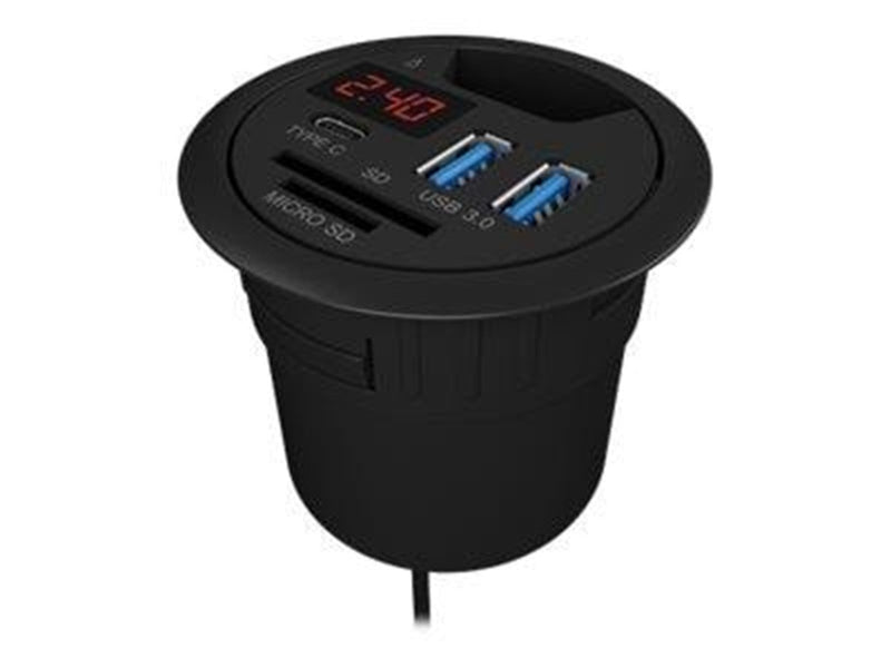 RaidSonic ICY BOX USB-Hubs - 3 - Schwarz