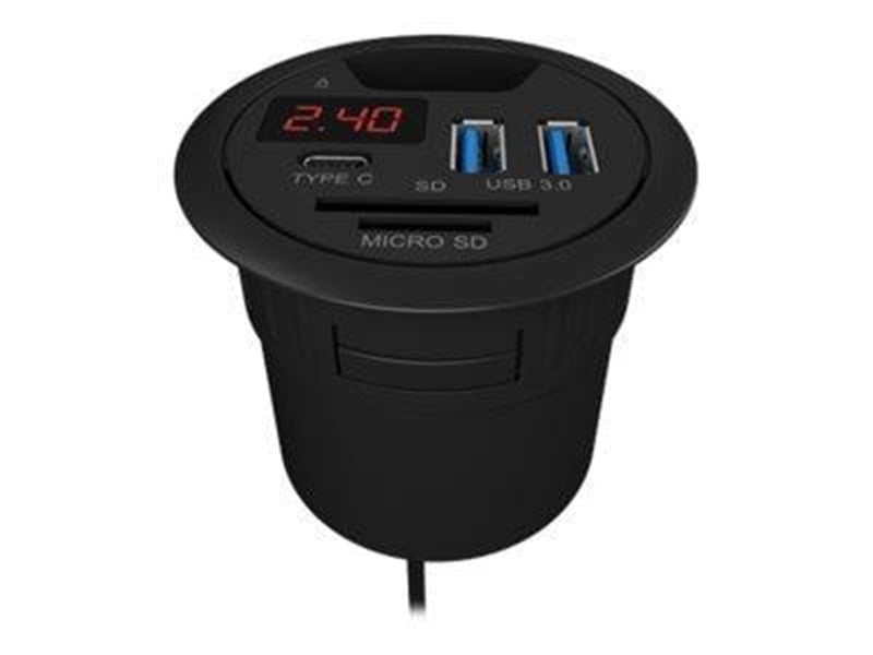 RaidSonic ICY BOX USB-Hubs - 3 - Schwarz