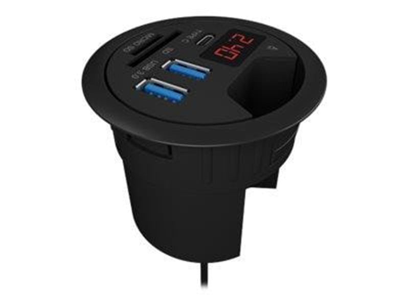 RaidSonic ICY BOX USB-Hubs - 3 - Schwarz
