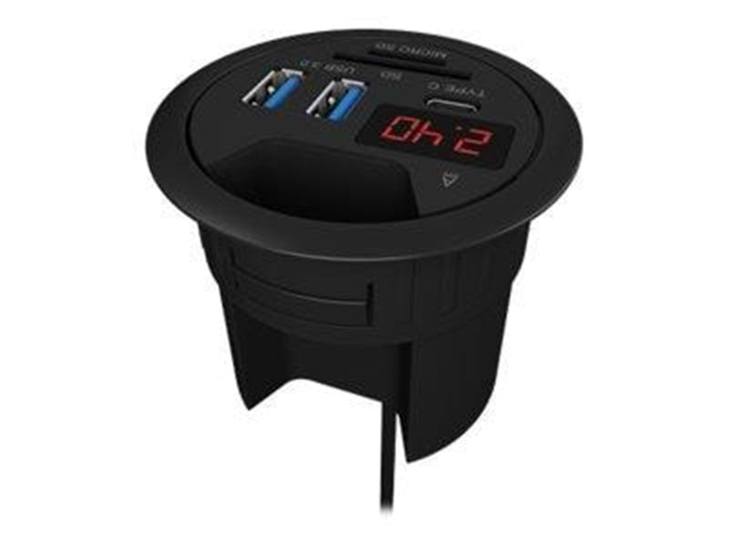 RaidSonic ICY BOX USB-Hubs - 3 - Schwarz