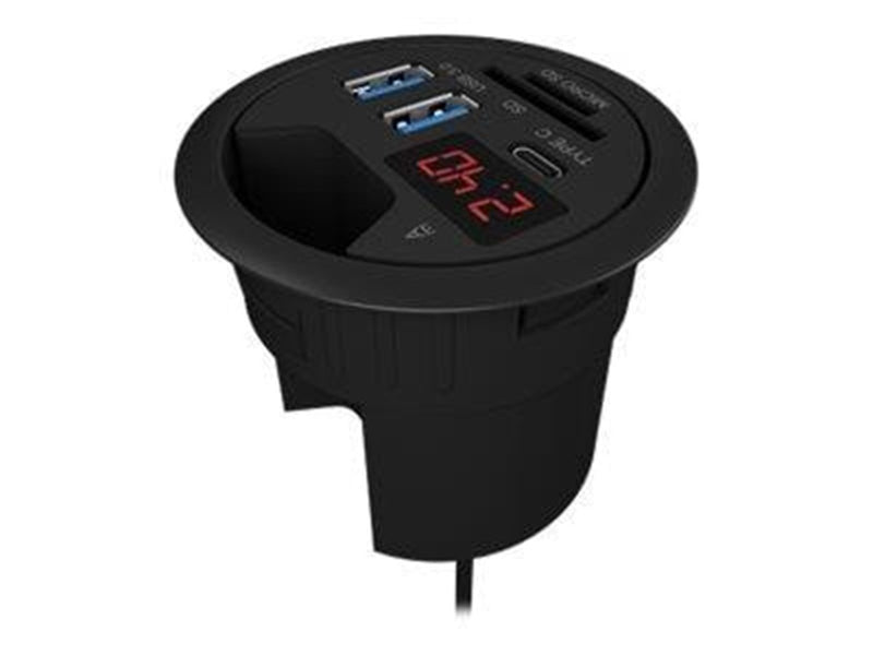 RaidSonic ICY BOX USB-Hubs - 3 - Schwarz