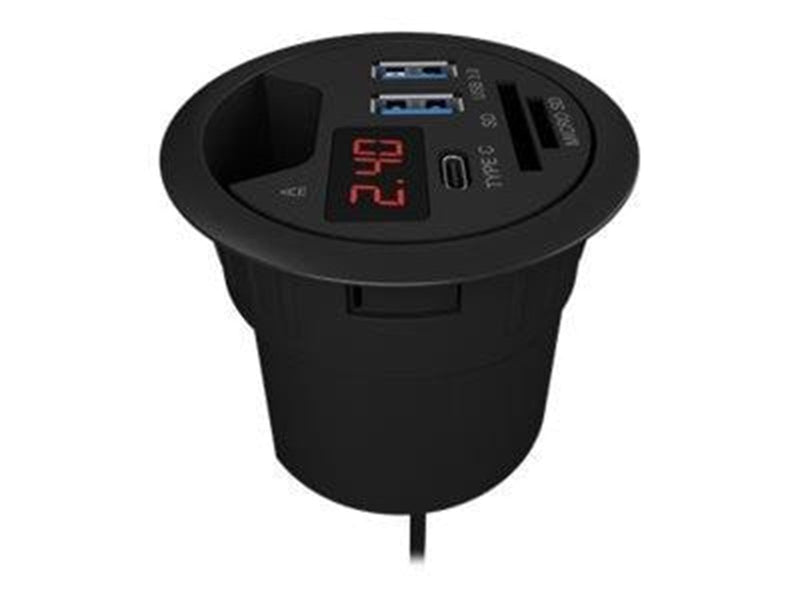 RaidSonic ICY BOX USB-Hubs - 3 - Schwarz