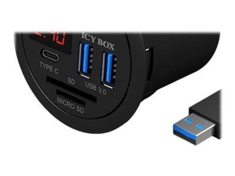 RaidSonic ICY BOX USB-Hubs - 3 - Schwarz