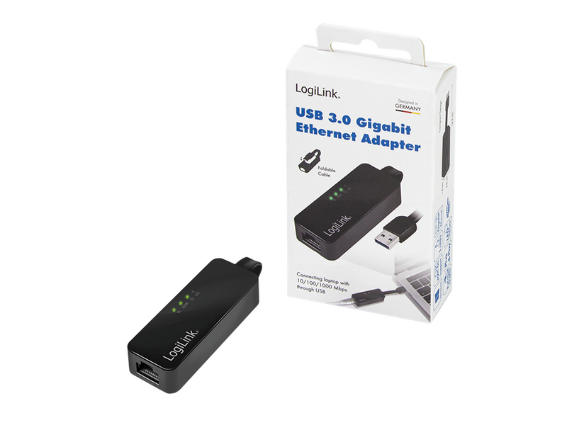 LogiLink USB 3.0 Ethernet adapter USB-A/M to RJ45