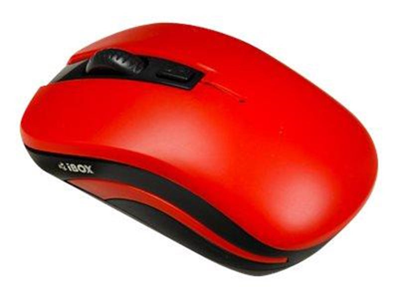 iBOX LORIINI RED - mouse - 2.4 GHz - black red - Maus (Rot)