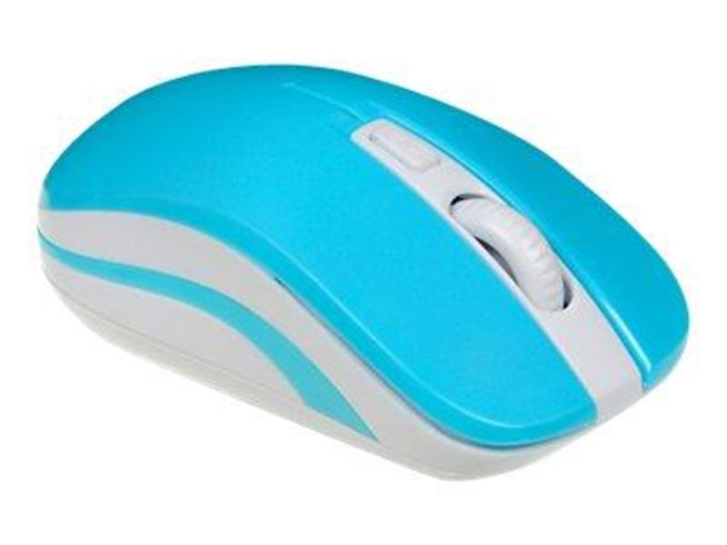 iBOX LORIINI BLUE - mouse - 2.4 GHz - white blue - Maus (Blau)