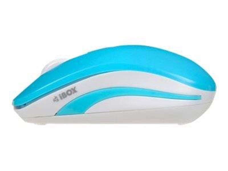 iBOX LORIINI BLUE - mouse - 2.4 GHz - white blue - Maus (Blau)