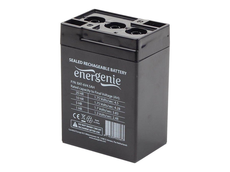 Gembird BAT-6V4.5AH Rechargeable battery 6 V 4.5 AH for UPS
