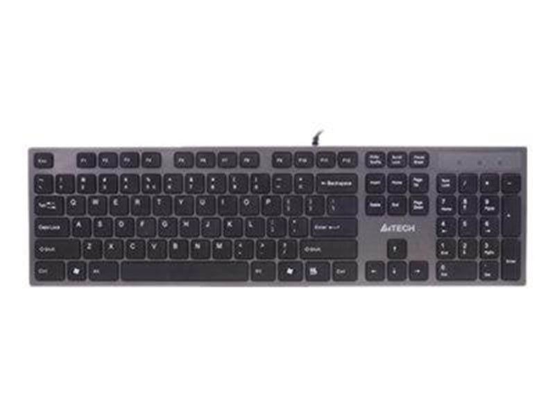 A4Tech KV-300H - Tastaturen - Englisch - US - Grau