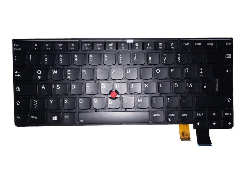 Lenovo - notebook replacement keyboard - German - Portable Keyboard - Ersatz - Deutsch - Schwarz