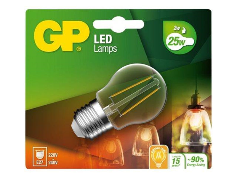 GP LED-Lampe LED MGLOBE LED-Lampa 2W E27 E27