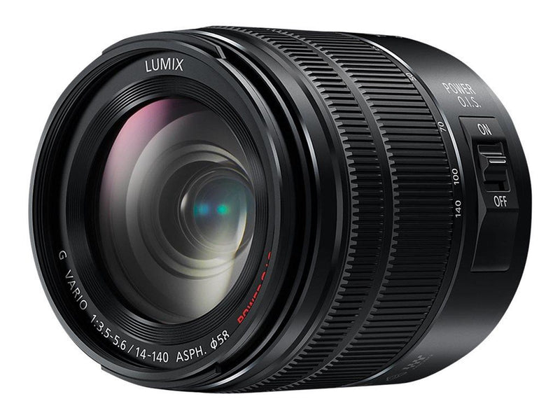 Panasonic H-FS14140E9K - zoom lens - 14 mm - 140 mm