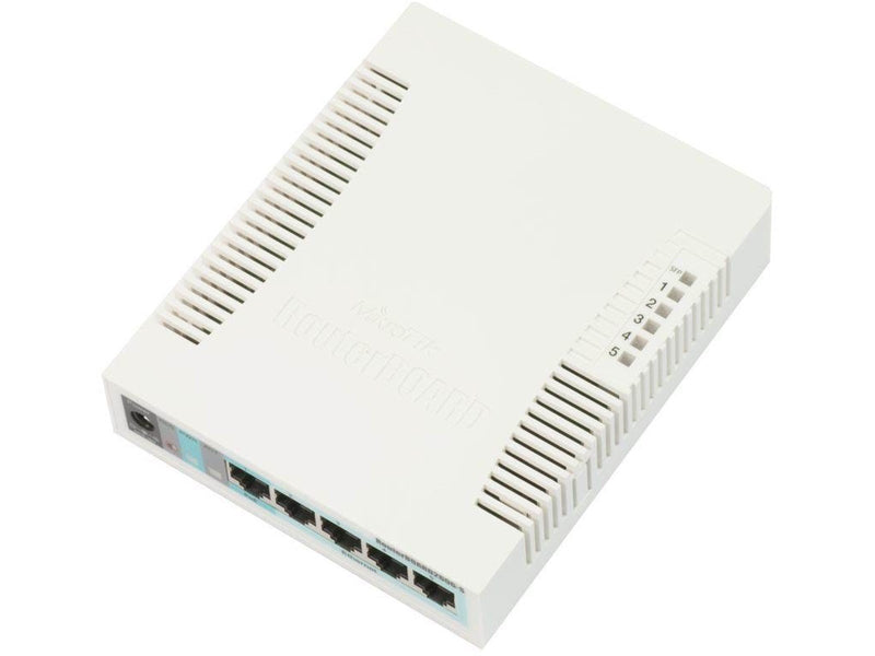 MikroTik RouterBOARD RB260GS 6-Port Switch (5x 1G RJ45 / 1x 1G SFP)