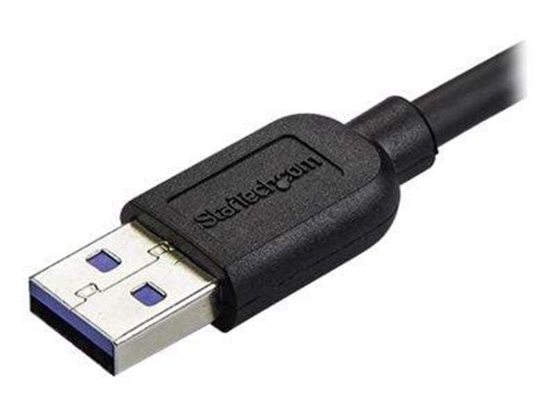StarTech.com 3ft Slim Left-Angle Micro USB 3.0 Cable - M/M - USB 3.1 Gen 1 - USB cable - 1 m