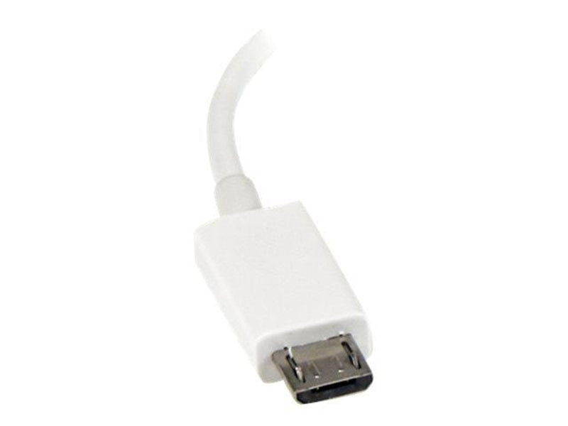 StarTech.com 5in White Micro USB to USB OTG Host Adapter M/F - USB adapter - 12.7 cm