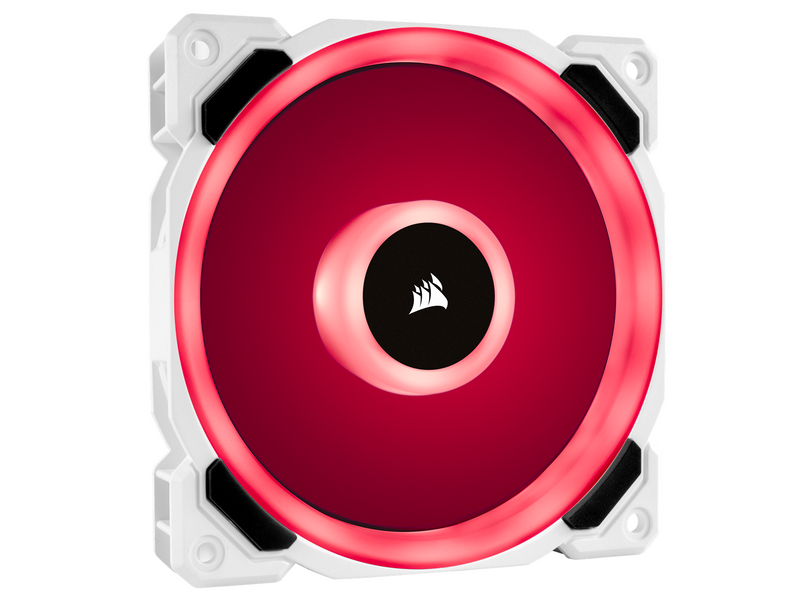 Corsair LL120 RGB Dual Light White 3-pack + Node PRO - Gehäuselüfter - 120mm - Weiß mit RGB-Beleuchtung - 36 dBA