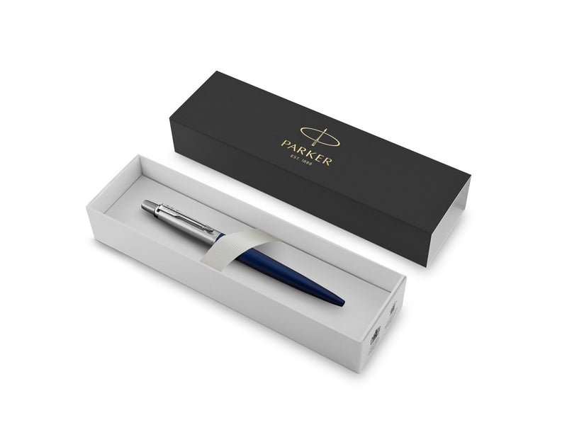 Parker Jotter Kugelschreiber | Royal Blue | Mittlere Spitze | Blaue Tinte | Geschenkbox