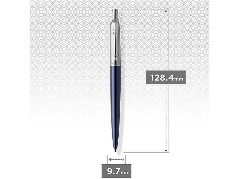 Parker Jotter Kugelschreiber | Royal Blue | Mittlere Spitze | Blaue Tinte | Geschenkbox