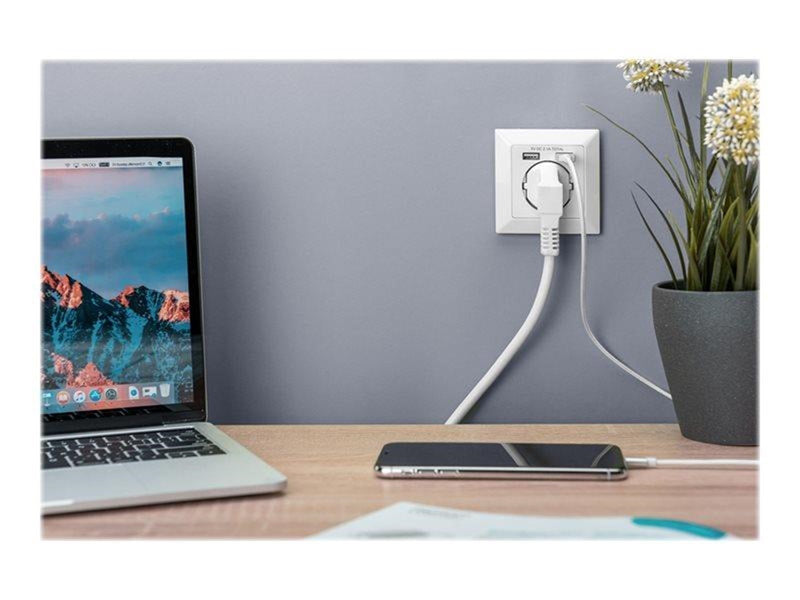 DIGITUS Socket with 2 USB ports
