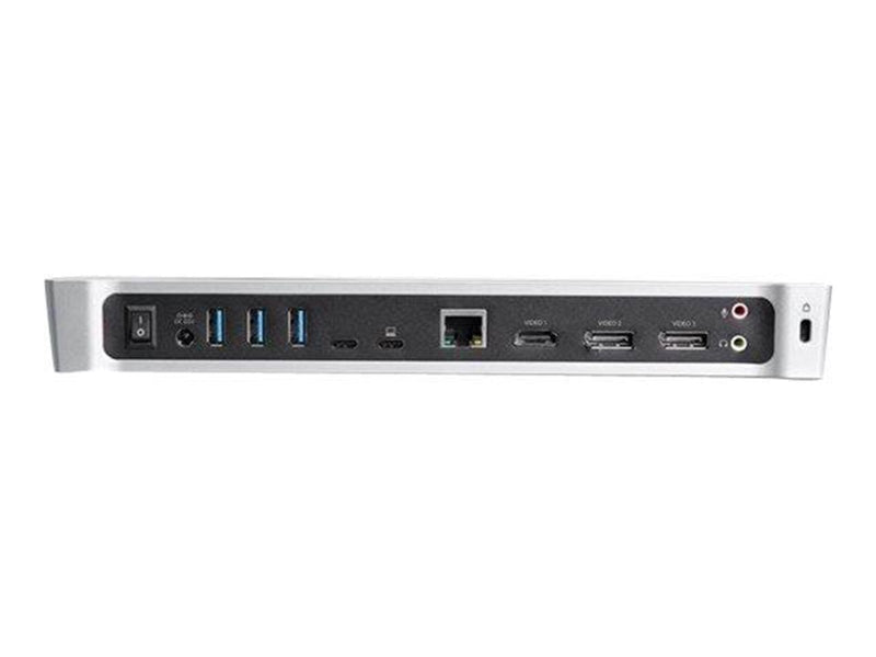 StarTech.com Triple-Monitor 4K USB-C Dock with 5x USB 3.0 Ports - 100W PD - docking station - HDMI DP