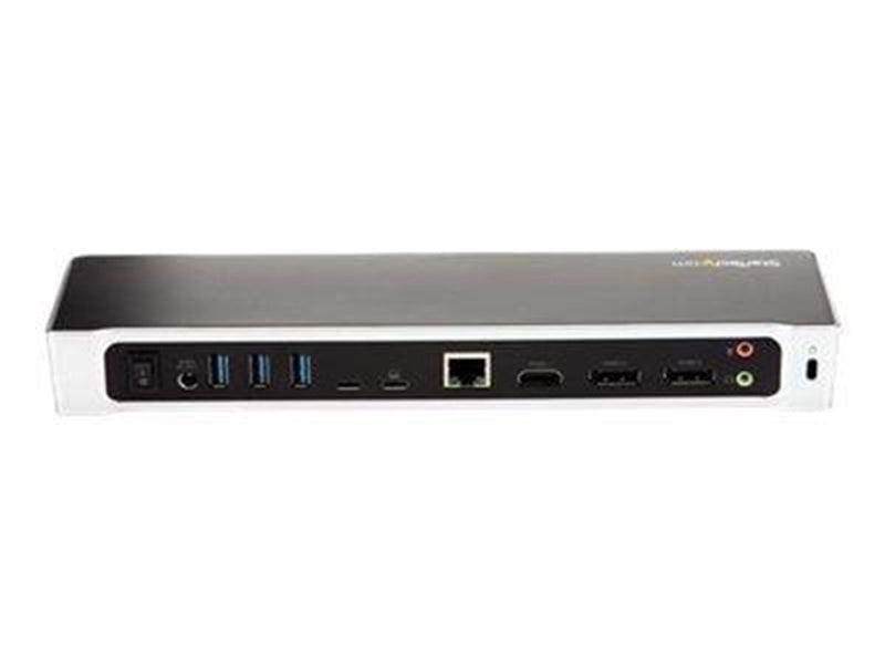 StarTech.com Triple-Monitor 4K USB-C Dock with 5x USB 3.0 Ports - 100W PD - docking station - HDMI DP