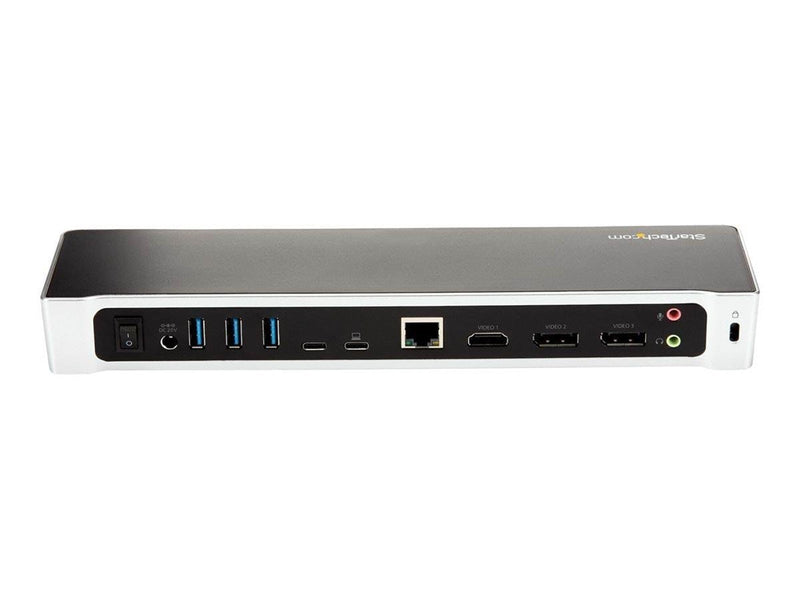 StarTech.com Triple-Monitor 4K USB-C Dock with 5x USB 3.0 Ports - 100W PD - docking station - HDMI DP