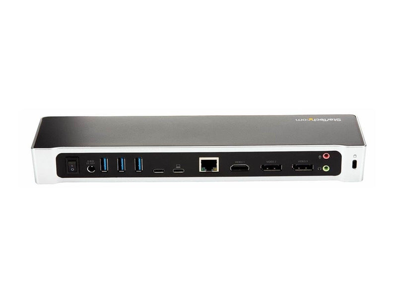 StarTech.com Triple-Monitor 4K USB-C Dock with 5x USB 3.0 Ports - 100W PD - docking station - HDMI DP