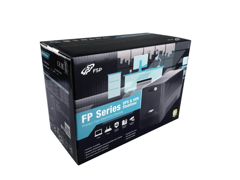 FSP FP 800 UPS 800VA / 480W Outputs: 2x Schuko