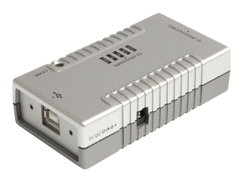 StarTech.com 2 Port USB to RS232 RS422 RS485 Serial Adapter with COM Retention - serial adapter - 2 ports
