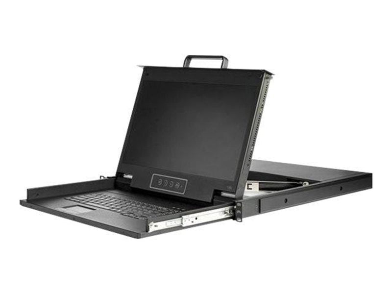 StarTech.com 17" Dual Rail Rackmount KVM Console with 1080p - DVI & VGA - KVM console - Full HD (1080p) - 17.3"