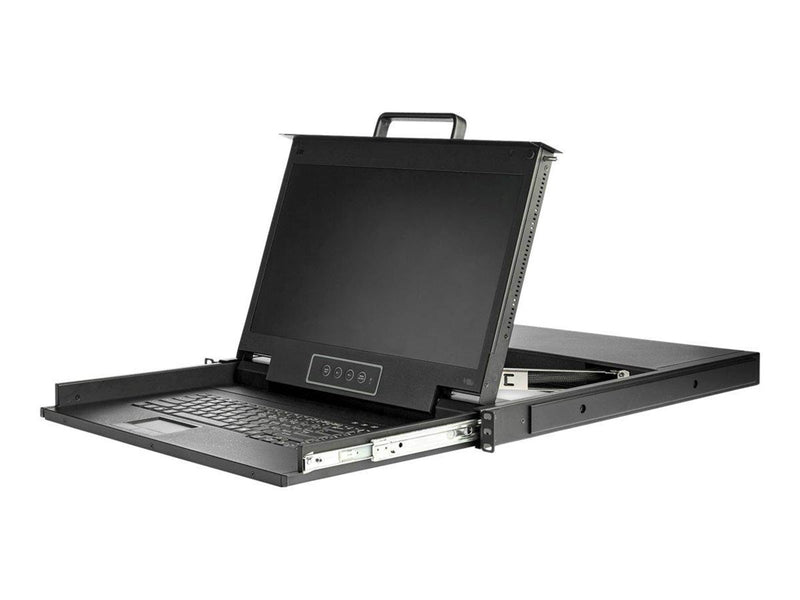 StarTech.com 17" Dual Rail Rackmount KVM Console with 1080p - DVI & VGA - KVM console - Full HD (1080p) - 17.3"
