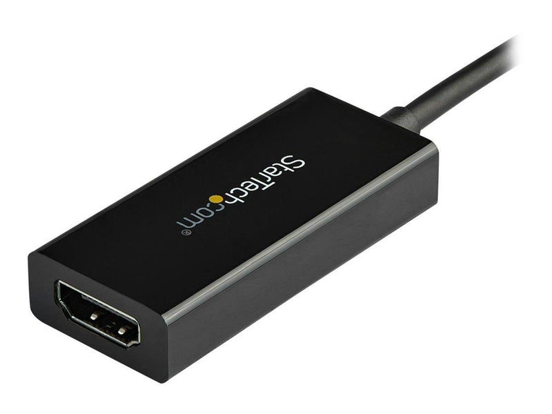 StarTech.com USB-C to HDMI Adapter - HDR 40K 60Hz - USB C to HDMI Converter - external video adapter - MegaChips MCDP2900 - blac