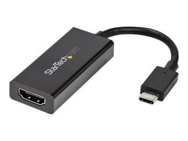 StarTech.com USB-C to HDMI Adapter - HDR 40K 60Hz - USB C to HDMI Converter - external video adapter - MegaChips MCDP2900 - blac