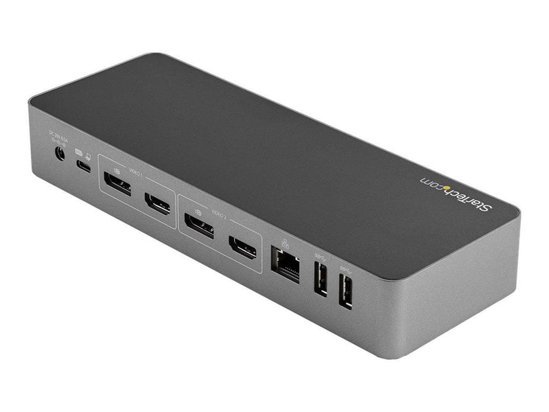 StarTech.com Universal Laptop Docking Station USB-C & USB 3.0 2x4K 100W PD - docking station - 2 x HDMI 2 x DP