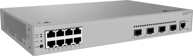 Huawei eKit Switch S220-8P4S 8x 1GbE RJ45 + 4x 1GbE SFP managed L2